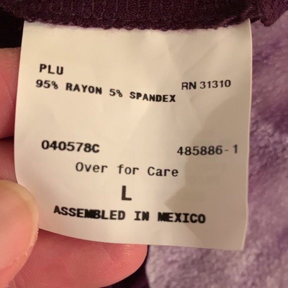 AGB Purple Layered Blouse - Picture 12 of 12